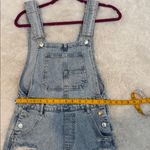 Stradivarius  Distressed Denim Short Overalls Light Wash Dungarees Size S Photo 9
