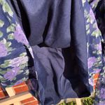 Saylor  Merritt Floral Puff Sleeve Mini Dress in Navy Floral Multi, XL Photo 14