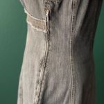 Moschino NEW  Jeans Faded Black Denim Moto Mini Dress Photo 8