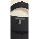 Eileen Fisher  Tank Top Womens M Black System Viscose Jersey Slim Scoop Neck Photo 2