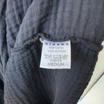 Xirena Dress Lennox Black Gauze Button Front Short Sleeve Tiered Midi Dress Sz M Size M Photo 8