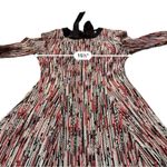 Alice + Olivia  Gwyneth Tie Neck Fit & Flare‎ 3/4 Sleeve Mini Dress Size 2 Photo 8