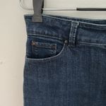 Ann Taylor  Blue Mini Jean Skirt sz 4 Photo 2