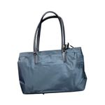 TUMI Georgiana Business Tote in Blue Nylon with Leather Trim Travel Work Caryall Photo 1