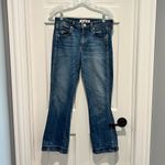 AMO Jane Cropped Flare Jeans in Recess Wash Size 27 Revolve Mid Rise Kick Flare Blue Photo 1