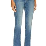 NWT Mother Hustler Ankle Fray in Healing Jar High Rise Boot Crop Stretch Jean 32 Blue Photo 1