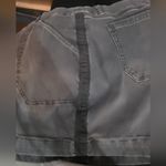 Spanx  Stretch Twill Shorts Washed Black Size Large Flat Front Inseam 5" Preppy Photo 4