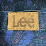 Lee Vintage Denim Skirt Size Small High Waist Floral Print Midi USA Made Blue Photo 10