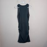 Monrow Sleeveless Shirred Bodycon Tank Dress Green Size L Photo 10