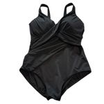 MiracleSuit  Black Revele One Piece Underwire Slimming Swimsuit Size 16 Photo 3