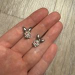 Playboy rhinestone bunny earrings Photo 0