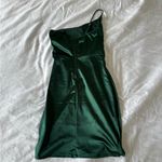 Windsor dark green one shoulder mini dress Photo 2