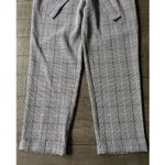 Joe Benbasset Joe B Women's Black‎ Red Plaid  Paper Waist Ankle Dress Pants  Size Medium Photo 3