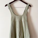Free People Beach Olivia Corduroy Mini Dress Green Size Small Tie Front Photo 9