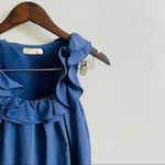 Anthropologie Pins & Needles Blue Ruffle Sleeveless Tunic Photo 3