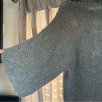 Berretti Gray Knit Turtleneck Batwing Sleeve Sweater Size Large Photo 10