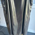 Aritzia Wilfred Metallic Gold Slip Dress Photo 4