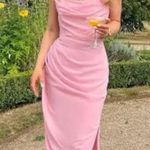 House Of CB  Adrienne‎ Pink Quartz Strapless Gown NWOT size M A-C Photo 0