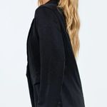 Princess Polly Croft Black Glitter Blazer Jacket 8 Photo 3