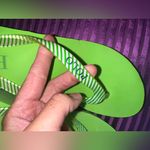 Y2K Lime Green Polo Wedge Sandals Size 7.5 Photo 6