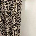 ZARA  NWOT Cheetah Print Pleated Maxi Dress Size Small Photo 4