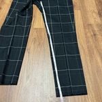 Elie Tahari  Womens Black White Windowpane Plaid Dress Work Pants Size 8 Photo 11
