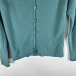 Benedetta B Made‎ In Italy Green Cashmere Wool Blend Sweater Size S Button Back Photo 8
