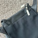 Hobo International Vintage 90s  Crossbody Purse Bag Black Leather Zip Long Strap Photo 11