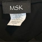 MSK cowl neck drapey flowy beaded‎ studded dress Black Size L Photo 3