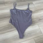 White Fox Boutique  Aftershow Bodysuit Steel Gray Purple‎ Large Photo 2