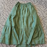 Anthropologie The Somerset Maxi Skirt in Army Green Photo 2