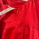 Elliatt x Revolve Jacinda Dress Asymmetrical Adjustable Cowl Neck Red Small Photo 12