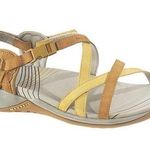 Merrell womens aster sport sandals ginger leather uppers cushion sole size 11 Photo 0