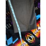 Laura Scott  Brown/Black Striped Dress Pants High Rise Zip Pockets Size 18‎ Photo 5