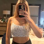 Who I Am Boutique Blue and White Floral Crop Top Photo 0