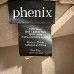 Phenix Womens Wool Rancher Fedora Tan Wide Brim Leather Band Western Boho Hat OS Brown Photo 6