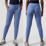 Athleta  Trekkie Jogger Cottage Blue Joggers Pants Size 8 Womens Ripstop Mid-Rise Photo 1