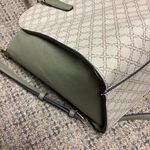 Nine West  Olive Green Tan Purse with Gold Chains   Photo 8