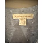 Monteau  Los Angeles Light Blue Prairie Dress Size Small Milkmaid Maxi Buttons Photo 3