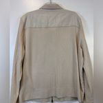 Banana Republic  Women’s Khaki Knit Long Sleeve Full Zip Pocketed Jacket Size XL Photo 3