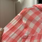 Abercrombie & Fitch Vintage Lightweight Cotton Red + White Gingham Button Up Photo 7