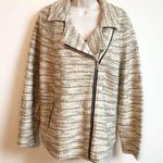 Lucky Brand 🆕  knit moto sweater jacket siz… Photo 4