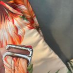 Venus tropical orange floral Bikini C-cup top women sz 8 bottom Photo 6