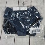 J.Crew  Textured curved-waist cheeky bikini bottom in Navy L‎ NWT Photo 8