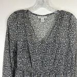 Motherhood  Maternity Dress Size Medium Black Floral Lined Boho Photo 2