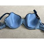 secret treasures Women's Luxe Lace Full Coverage T Shirt Bra Blue 36C Photo 1
