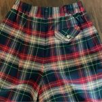 Talbots Tartan Plaid Bermuda Culotte Shorts Size 6 Photo 3
