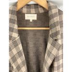 MELLODAY knotch lapel long knit jacket size Medium Photo 2