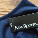 kim rogers  Sleeveless Navy Kurta Dress SIZE Lp Photo 3
