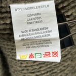 RDI  Sweater Womens Extra Large Green Brown V‎ Neck Elbow Pads Photo 8